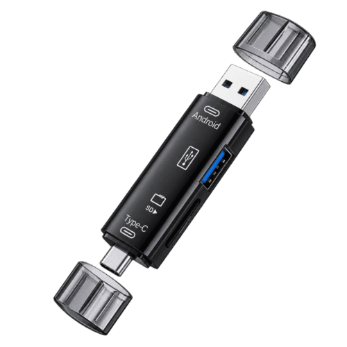 Lector de Memorias SD y microSD USB 3.0 USB-C y Micro-USB