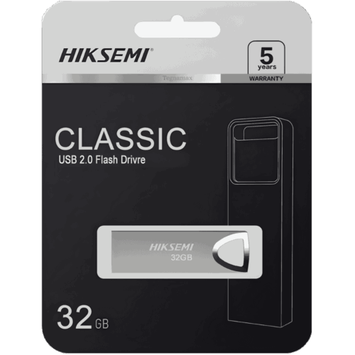 Memoria Flash USB Hiksemi 32GB – Cuerpo Metálico USB 2.0 (Resistente y Compacta)