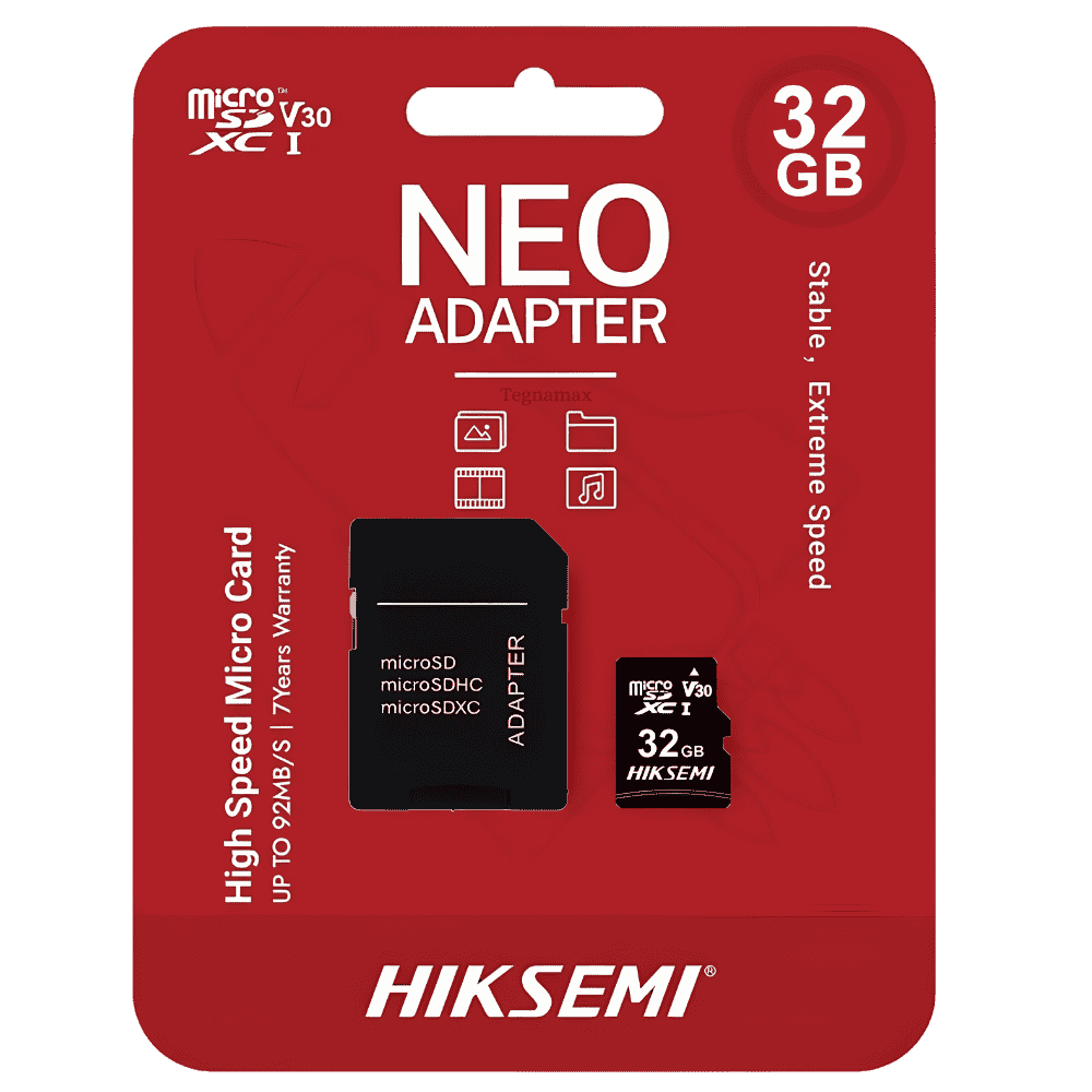 memoria micro sd hiksemi 32gb clase 10 velocidad 92mbs con adaptador sd incluido