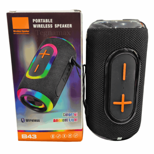 Parlante Bluetooth B43 — Portátil, Manos Libres, Recargable