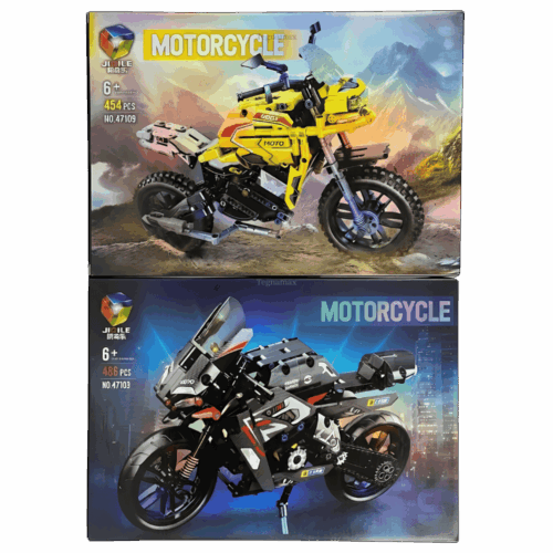 Moto de Carreras para Armar – Bloques de Construcción Compatibles (300-500 Piezas)