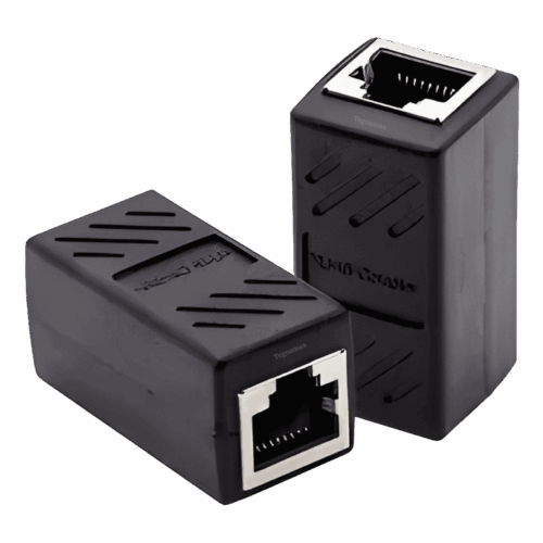 Unión RJ45 CAT6 – Conector Acoplador Hembra-Hembra para Redes