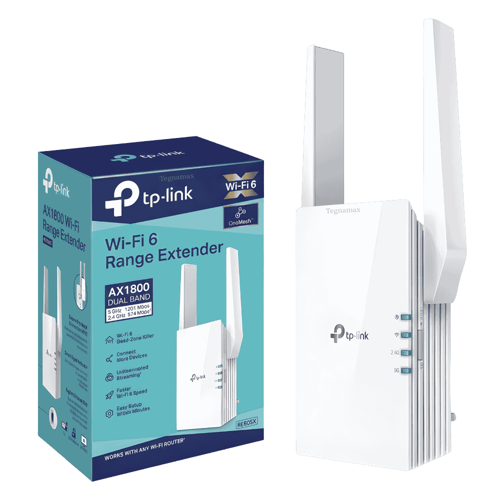Extensor de cobertura tp-link wifi 6 ax1800 modelo re605x