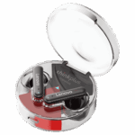 audifonos bluetooth lenovo thinkplus lp10 diseño transparente futurista