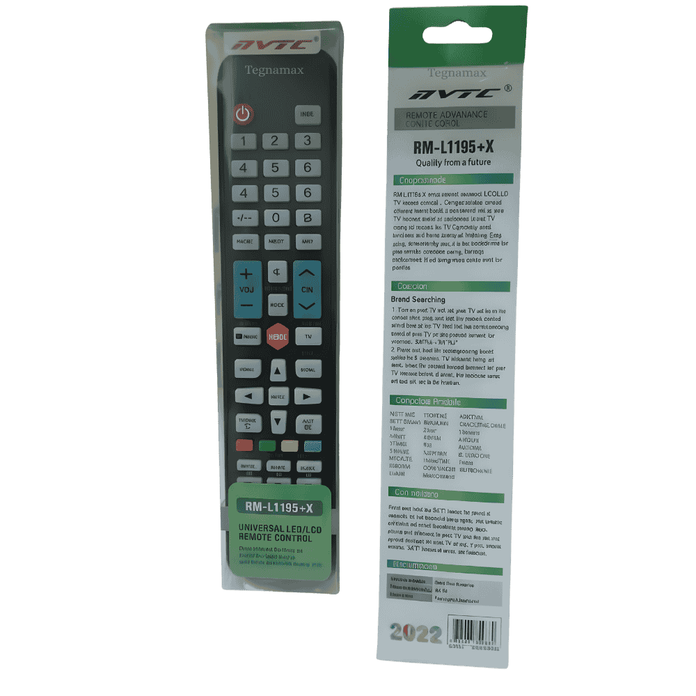 control avtec l1195 x plus universal compatible rm-l1195+x