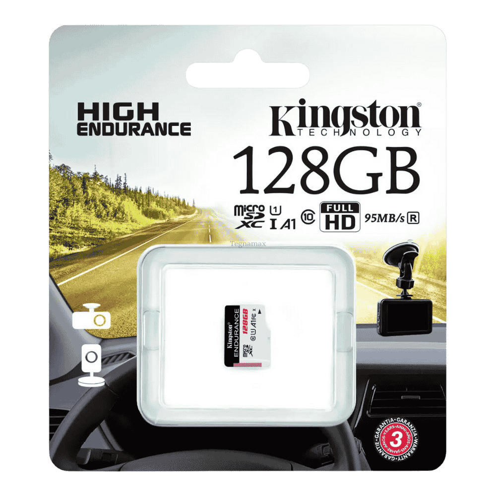 memoria micro sd 128gb high endurance diseñada para camaras de seguridad y grabacion continua