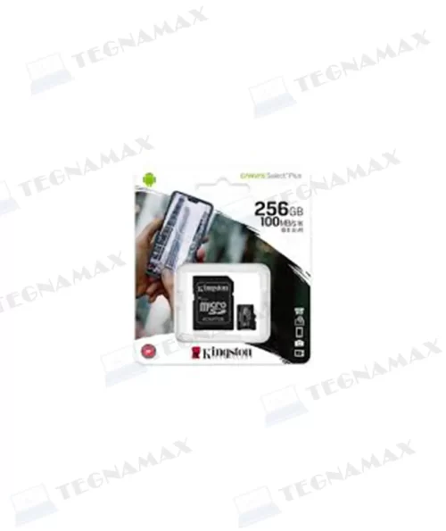 Memoria Micro SD Kingston 256GB Clase 10 con Adaptador