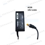 CARGADOR DE ACER 19V/3.42A/3.0*1.0MM/65W