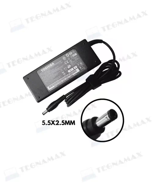 CARGADOR DE TOSHIBA PUNTA NEGRA / 19V/3.95A/ 75W / 5.5 * 2.5 mm