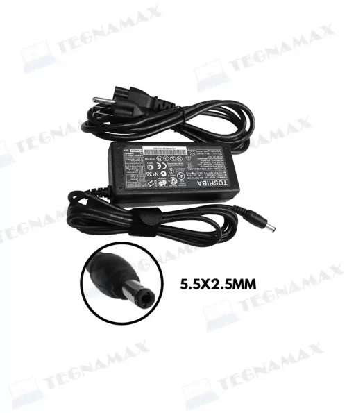 CARGADOR DE TOSHIBA PUNTA NEGRA / 19V/1.58A/ 30W / 5.5 * 2.5 mm
