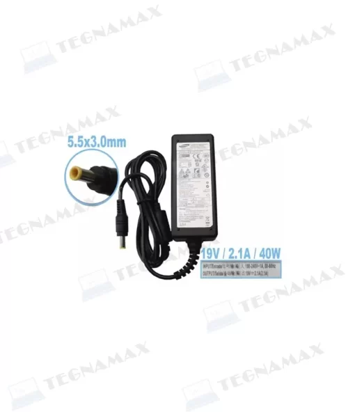 CARGADOR SAMSUNG 19V/2.1A/ 40W / 5.5 * 3.0 mm