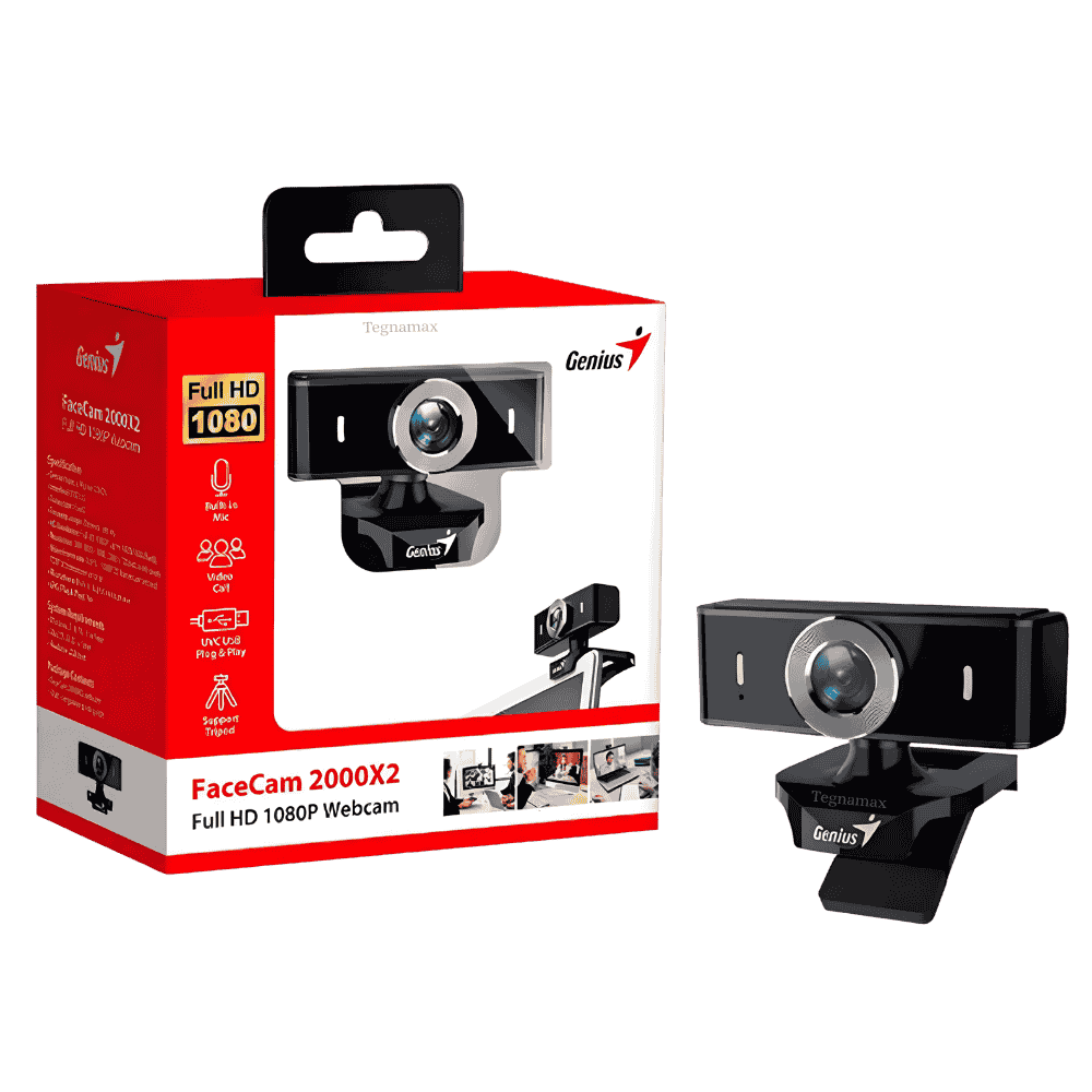 Camara web Genius 1080p Full HD vista frontal
