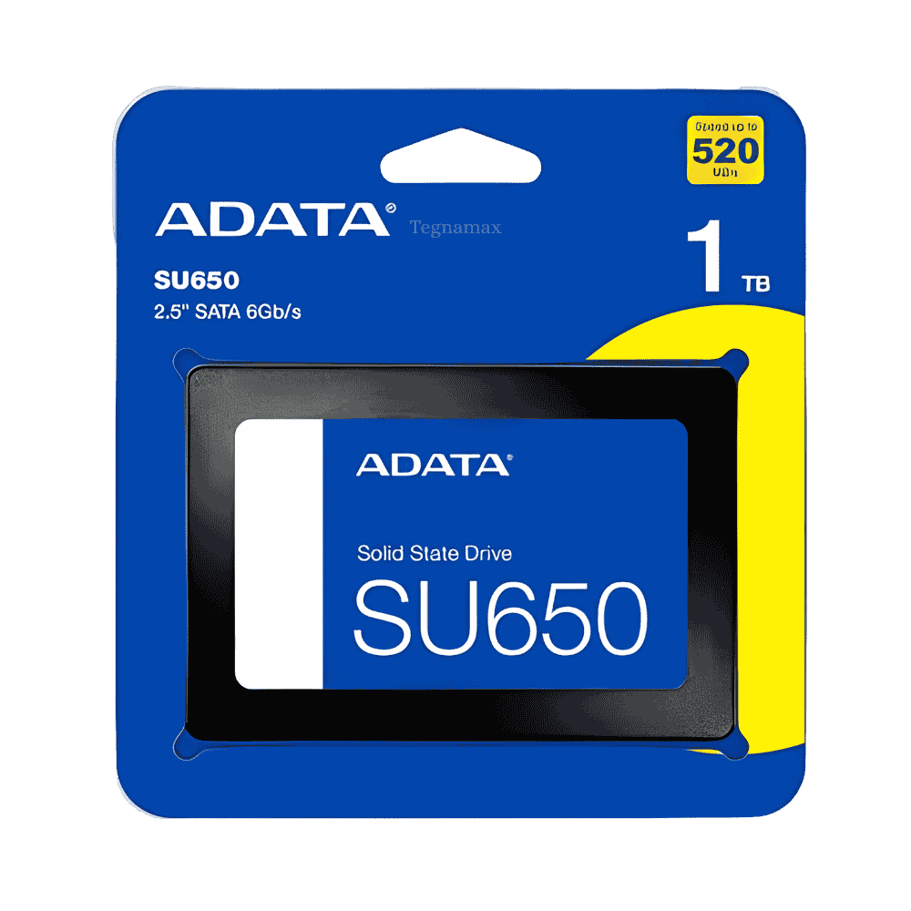 disco solido ssd adata su650 1tb sata 3 vista frontal