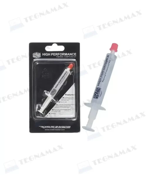 Pasta Térmica Cooler Master HTK-002 2.63gr – Alta Conductividad para CPU