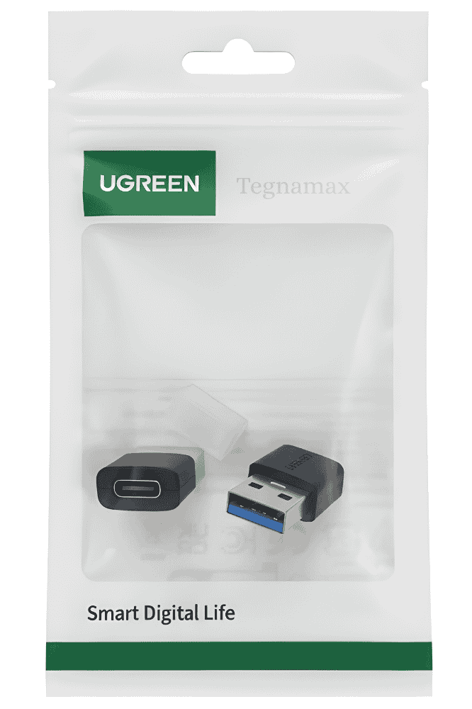 adaptador ugreen usb 3.0 a tipo c pack de 2