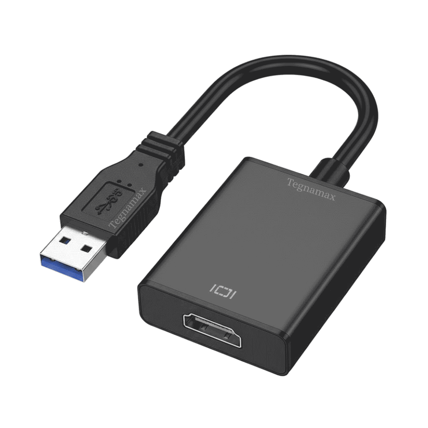 adaptador usb a hdmi 1080p negro