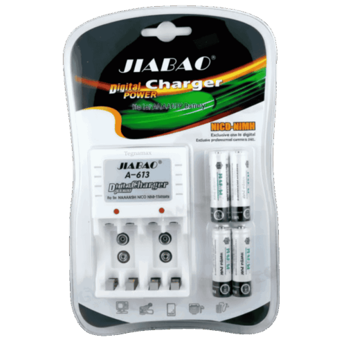 Cargador De Pilas Universal AA / AAA Con 4 Baterías Recargables AA