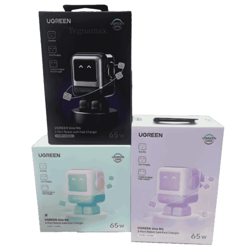 Cargador De Pared Ugreen CD361 65W 3 Puertos Carga Rápida