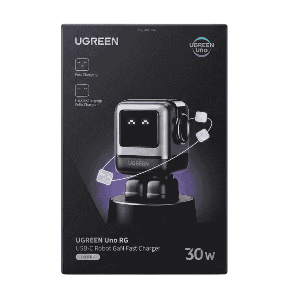 Cubo cargador de pared ugreen cd359 de 30w con puerto tipo c