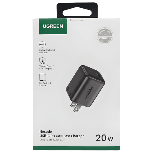 cargador ugreen 20w tipo c nexode gan usb-c pd pps