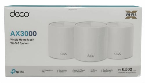 Sistema Red Wi-Fi 6 Malla TP-Link Deco X50 AX3000 HomeShield 3-Pack