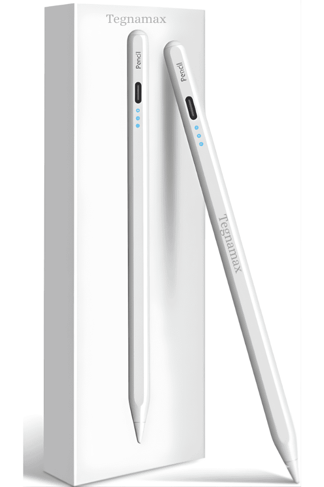 lapiz optico con pantalla stylus blanco