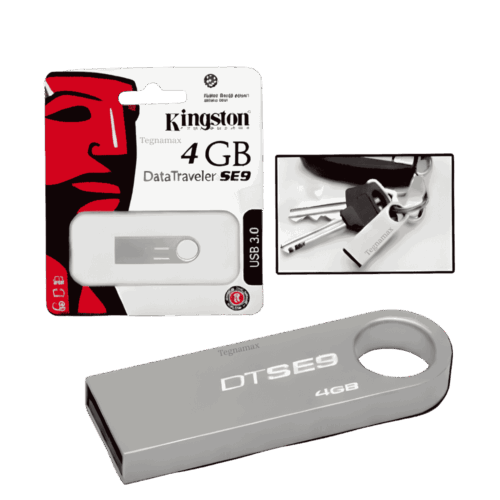 Pendrive Memoria Flash Kingston 4GB Dual USB Y Tipo C Almacenamiento