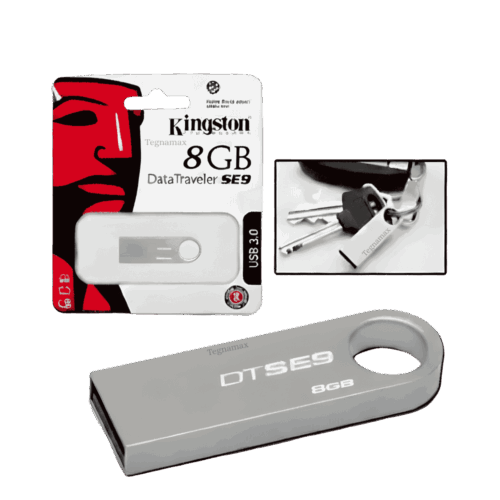 Memoria Flash Kingston 8GB Pendrive USB 3.0 Almacenamiento Datos