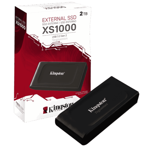 Disco Sólido SSD Externo Kingston 2TB Portátil Alta Velocidad USB