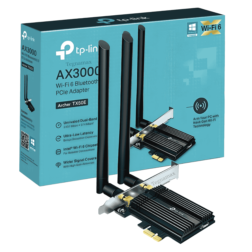 tarjeta tp-link tx50e pcie ax3000 wifi 6 bluetooth 5.3