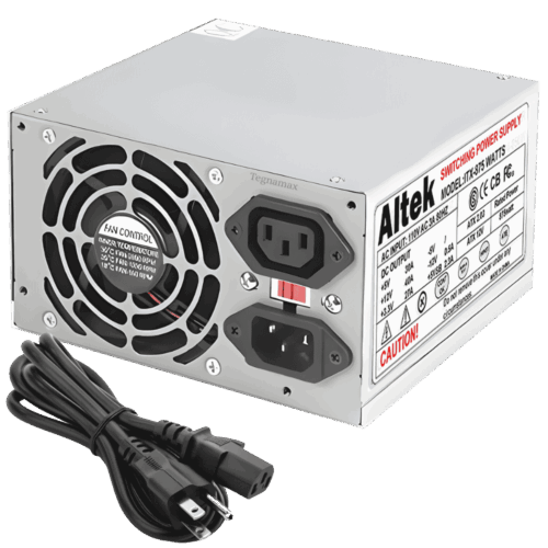 Fuente de Poder para PC 850W – ATX Estándar Ventilador 8cm Altek P4