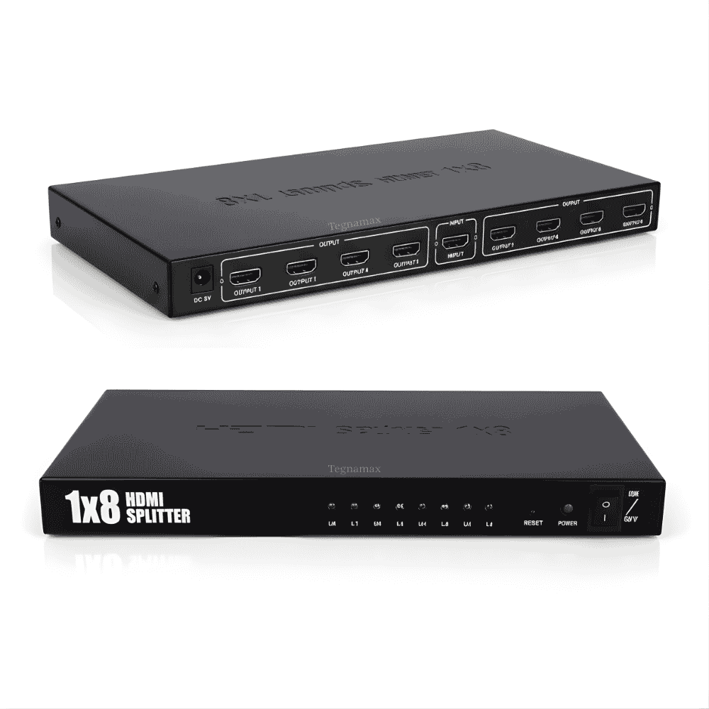 hdmi splitter 8 puertos 1.4a 4k full hd