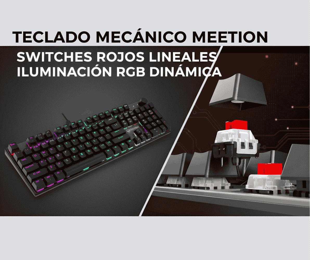 teclado gamer meetion mt-mk009 100 por ciento usb