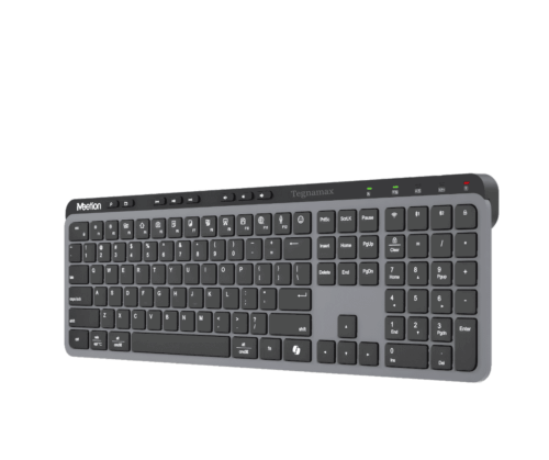 Teclado inalámbrico MEETION WK330 — multi-device (Bluetooth + 2.4G)