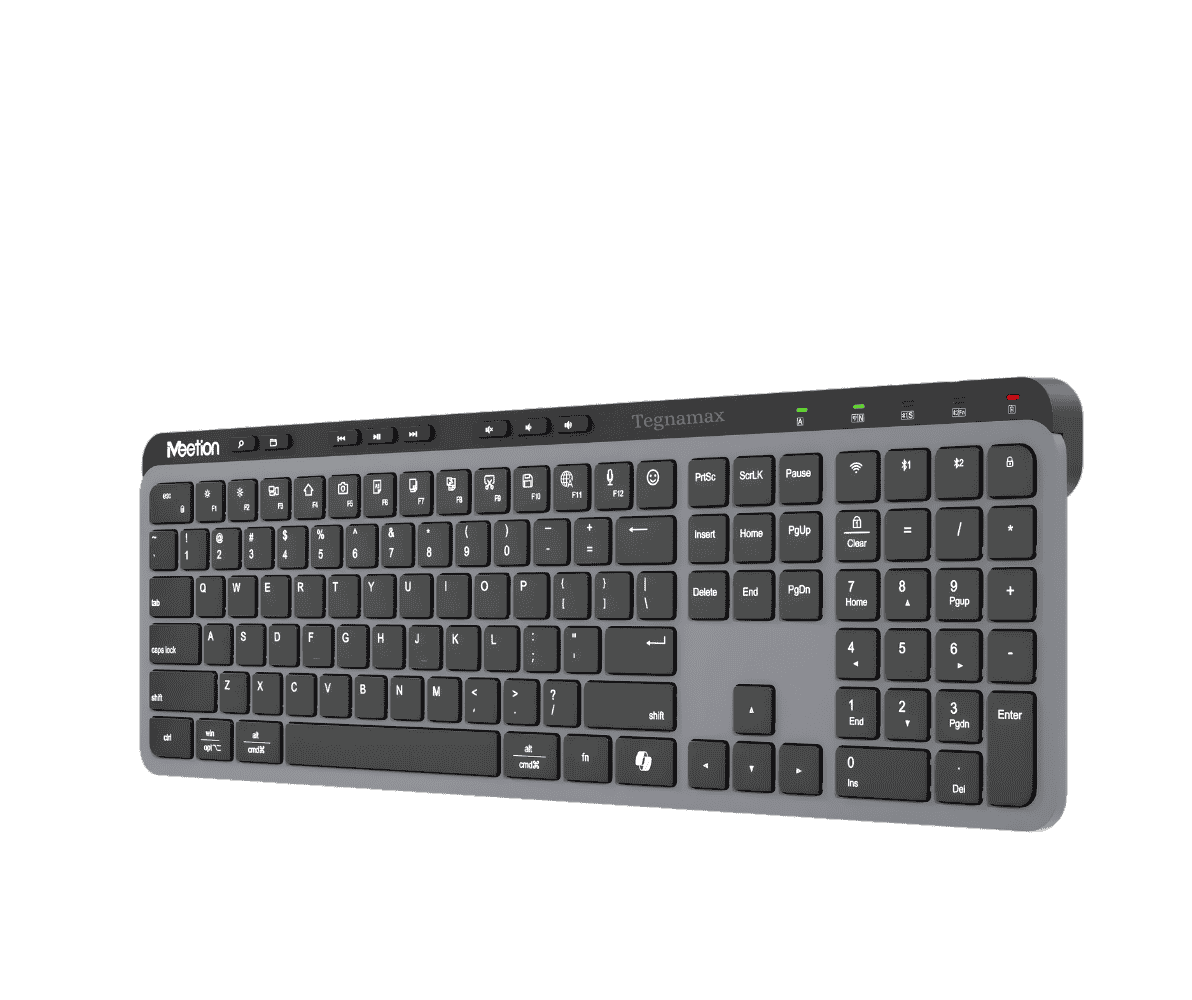 teclado wireless meetion wk330 bluetooth y 2.4g