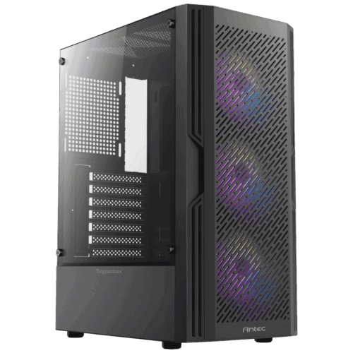 Case Gamer Antec AX20 Extreme Mid Tower – 3 Ventiladores RGB Fijos (3 Frente)