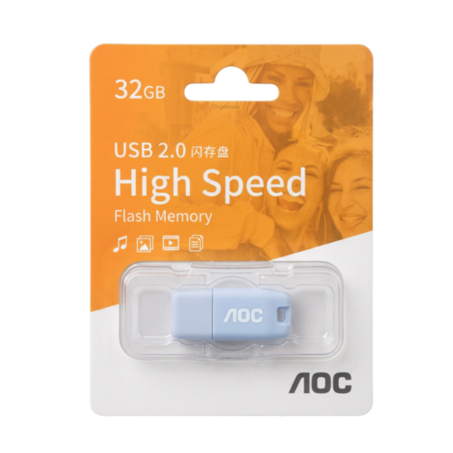 Pendrive Memoria Flash AOC 32GB USB 2.0 Almacenamiento Portátil