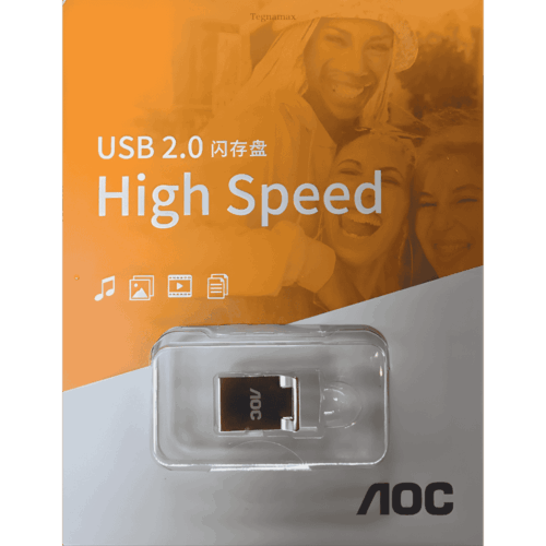 Memoria Flash USB AOC 32GB 2.0 – Pendrive de Almacenamiento Portátil