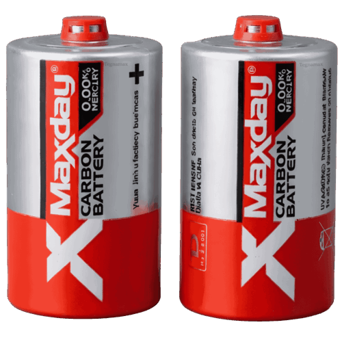 Pila Grande Universal Tipo D R20 1.5V Zinc-Carbono