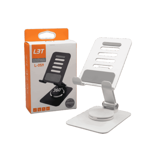 Soporte Para Teléfono Giratorio 360 Grados Ajustable Escritorio Base