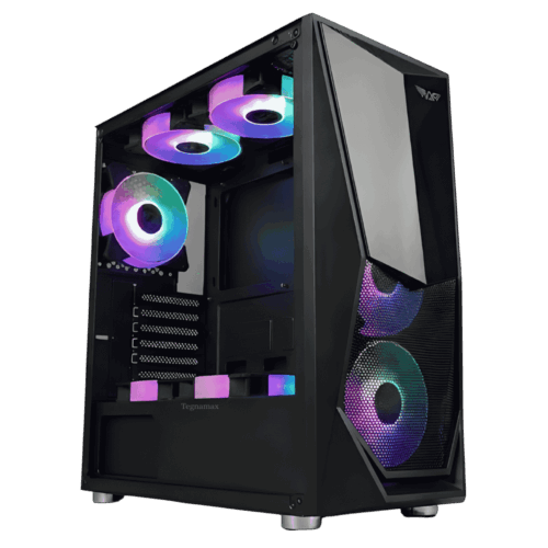 Case Gaming Armaggeddon Tritron 1 BK ATX (3 Ventiladores ARGB)
