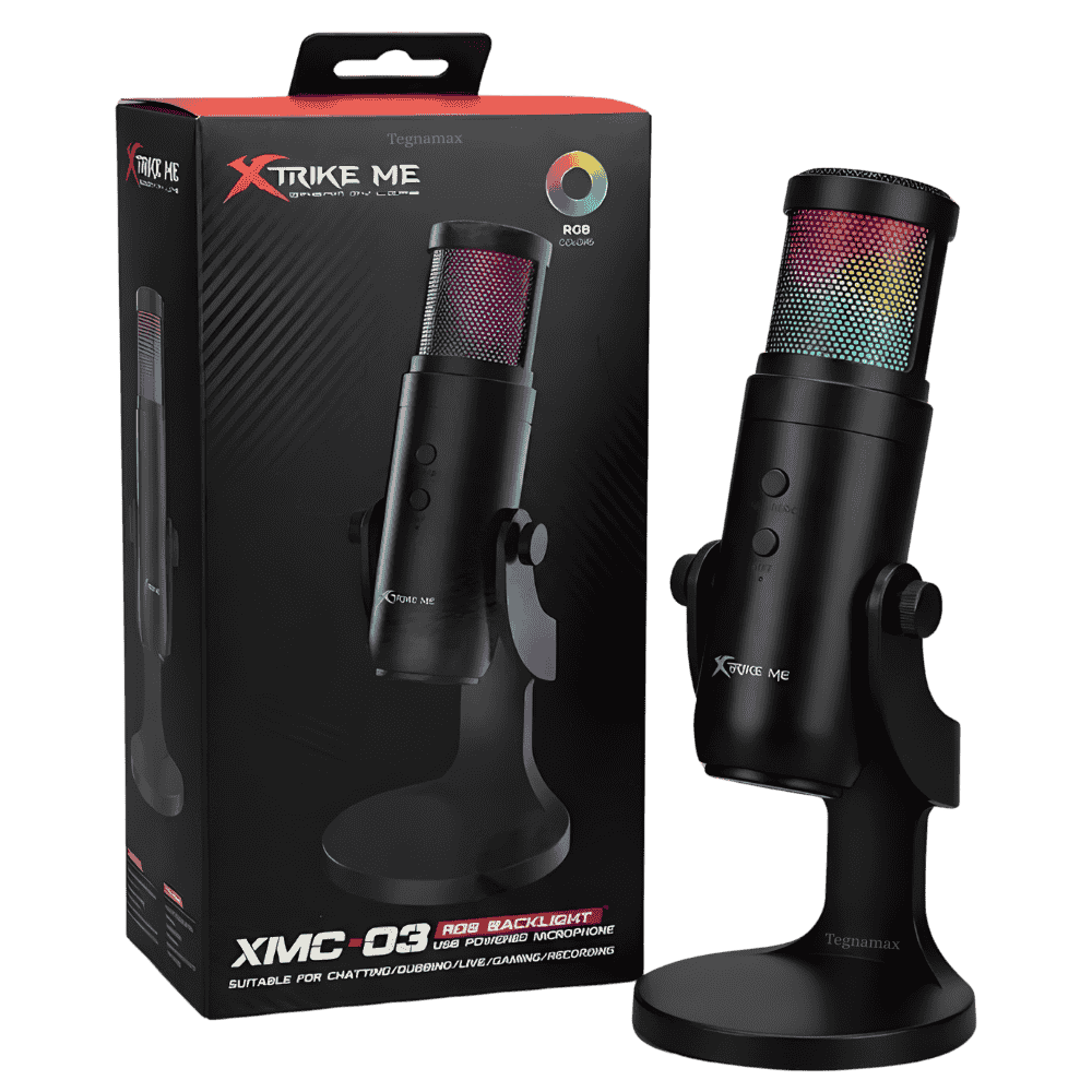 Microfono USB Xtrike ME XMC03 con RGB