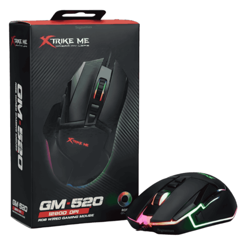 Mouse Gamer Xtrike ME GM-520 RGB (USB - DPI Ajustable)