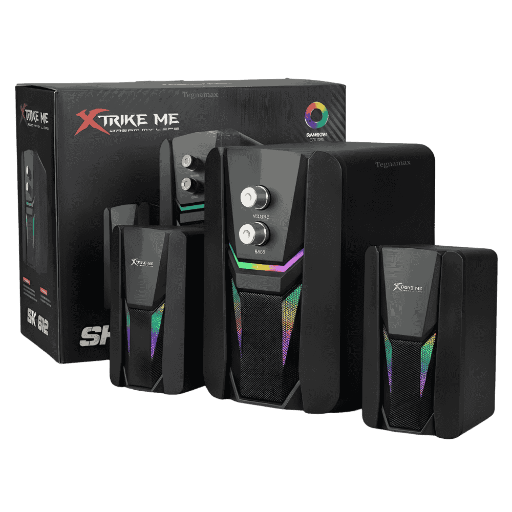 Parlantes PC Xtrike ME SK-612 con subwoofer RGB