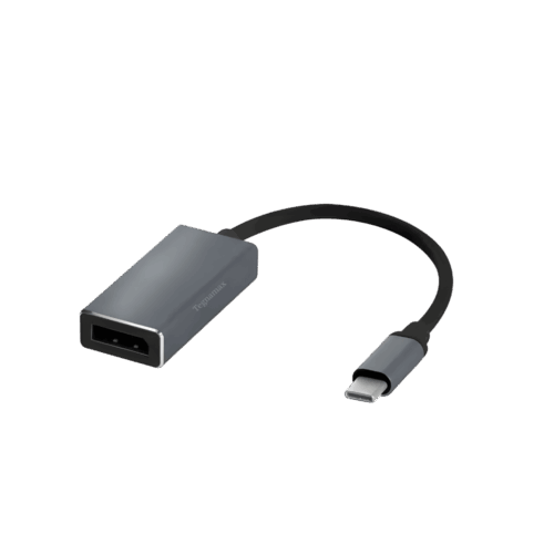 Adaptador Convertidor USB Tipo C A DisplayPort 4K UHD 60Hz Aluminio