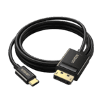Cable ugreen mm139 conectores tipo c y displayport de 1.5 metros color negro