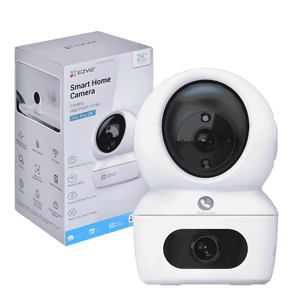 Camara de seguridad ezviz h7c dual con dos lentes 2k color blanco
