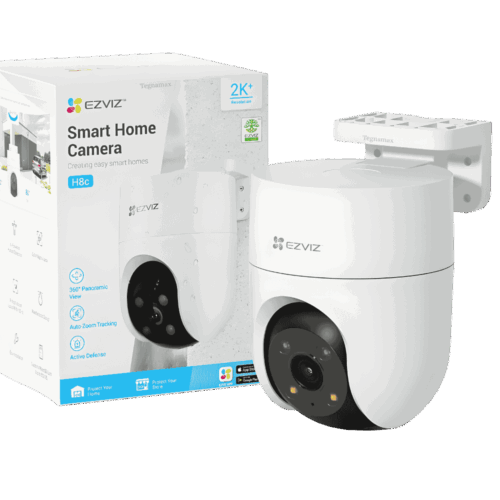 Cámara De Seguridad WiFi Ezviz H8c 3MP 2K Pan & Tilt Exterior