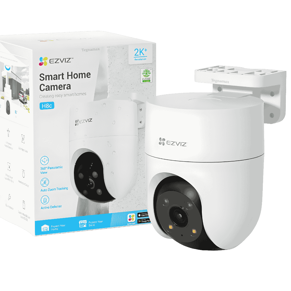 Camara de seguridad ezviz h8c 3mp giratoria para exteriores color blanco