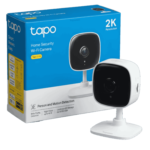 Cámara De Seguridad WiFi TP-Link Tapo C110 3MP Audio Bidireccional
